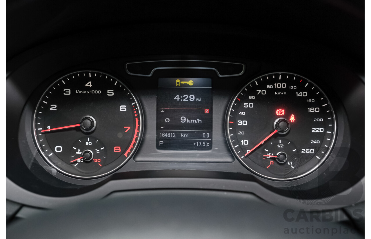04/2013 Audi Q3 2.0 TFSI QUATTRO (125kW) AWD 8U 4D Wagon Phantom Black Turbo 2.0L