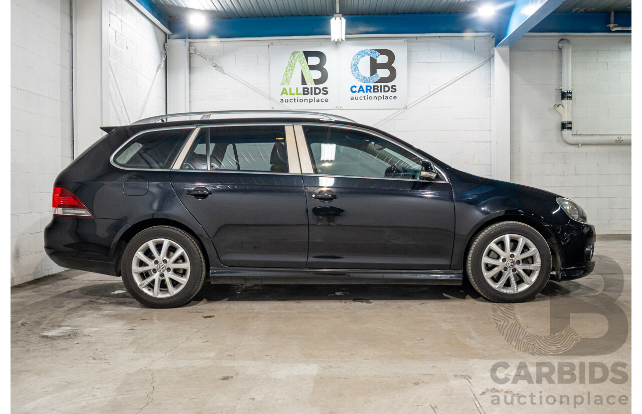2/2010 Volkswagen Golf 90 TSI Trendline 1K MY10 4d Wagon Black 1.4L