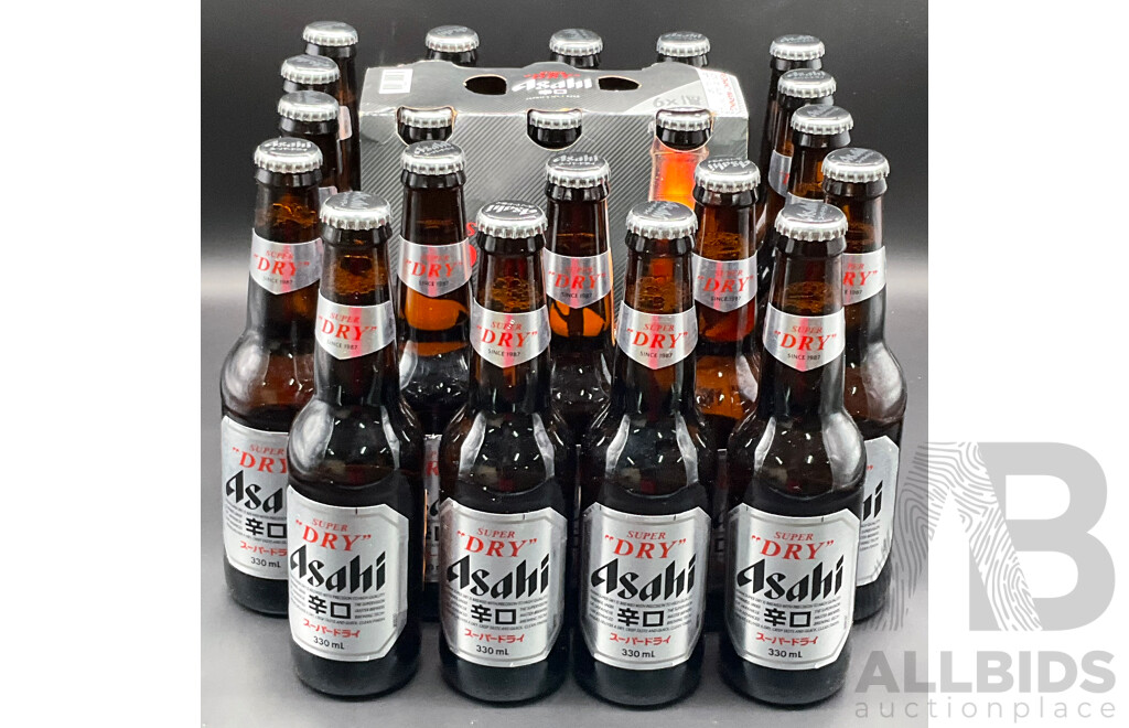 ASAHI Super Dry Beer 330ml - Box of 24