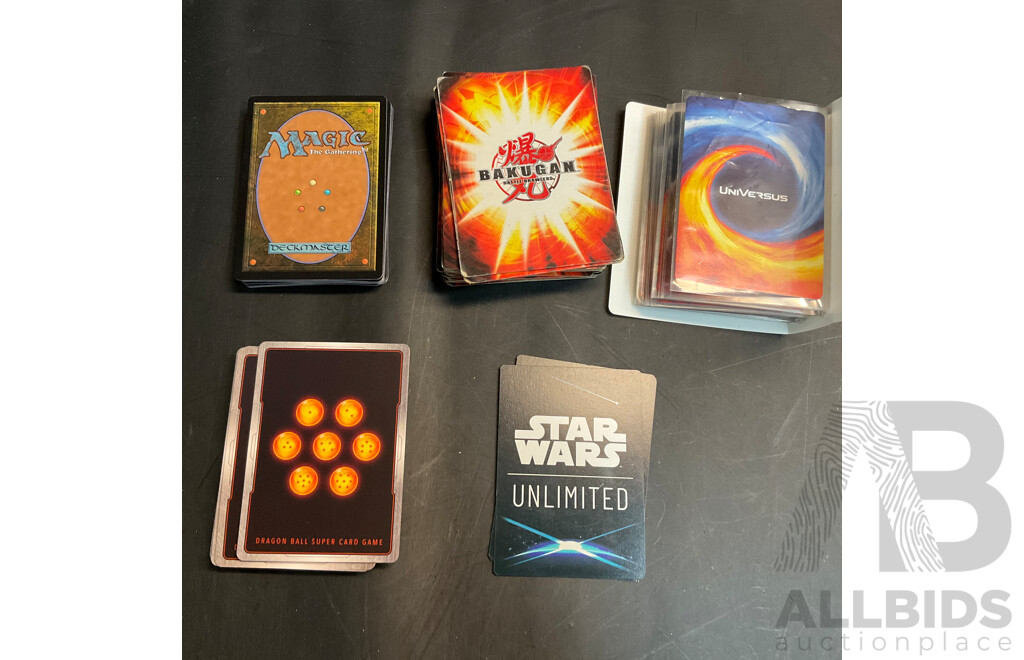 Assorted Game Trading Cards