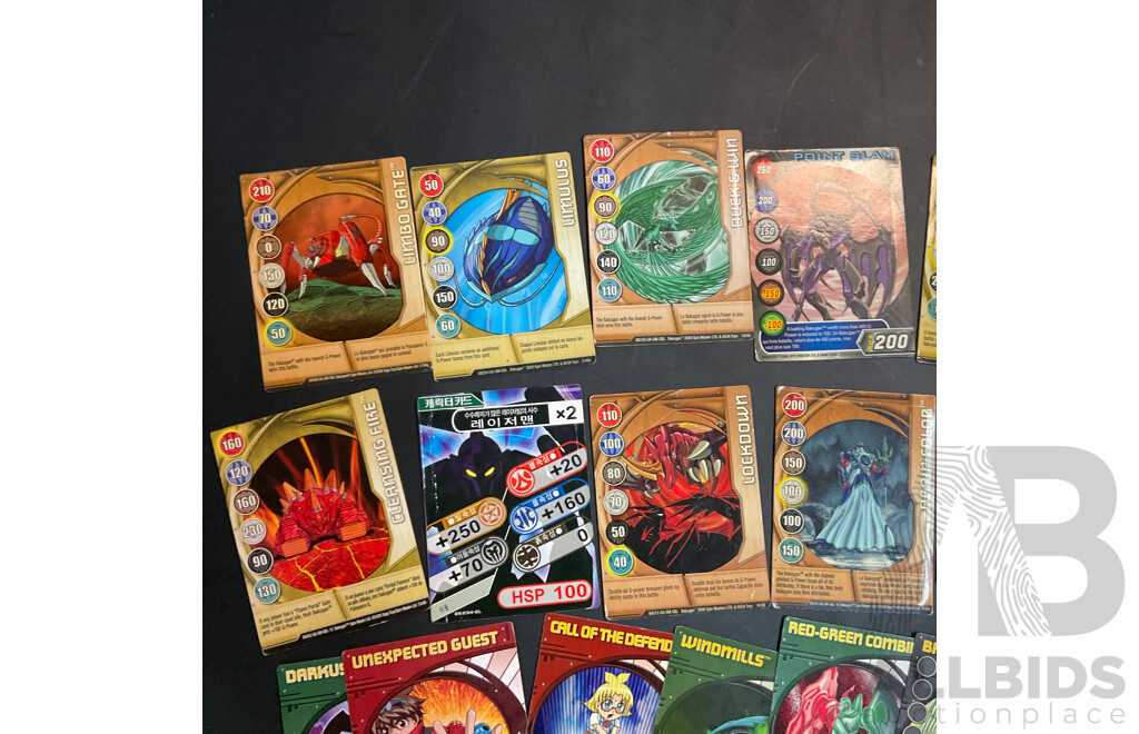 Assorted Game Trading Cards