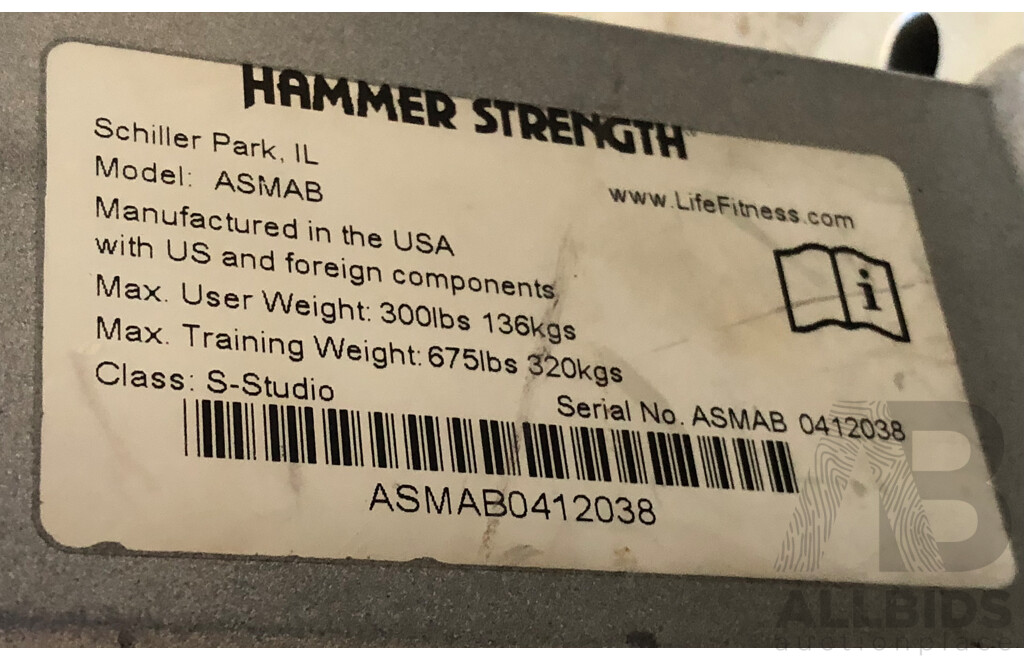 Hammer Strength Multi Adjustable Bench