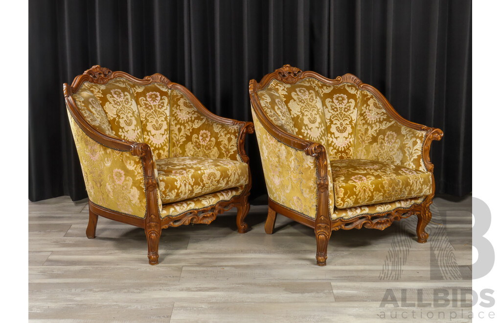 Three Piece Victorian-Style Lounge Set