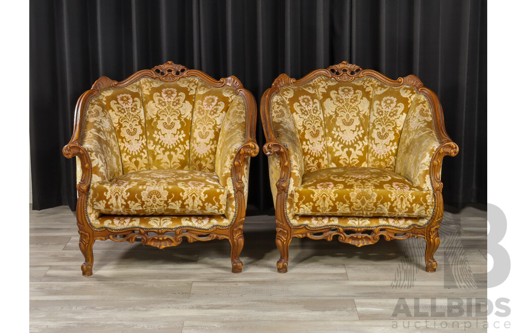 Three Piece Victorian-Style Lounge Set