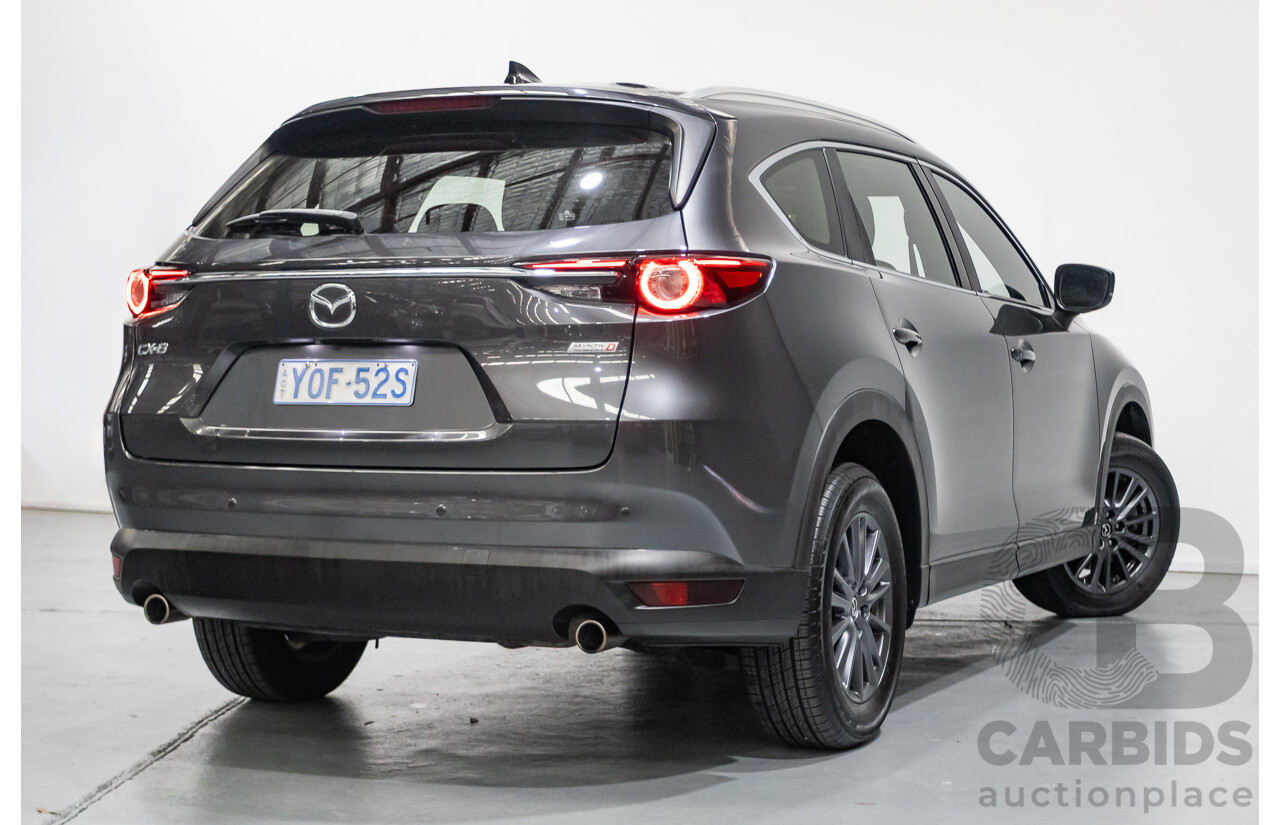 8/2019 Mazda CX-8 Sport FKG B 4d Wagon Machine Grey Metallic Turbo Diesel 2.2L - 7 Seater