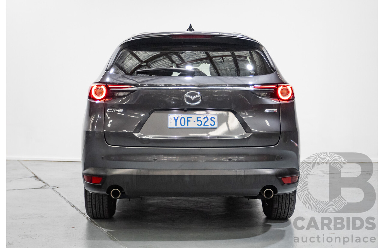 8/2019 Mazda CX-8 Sport FKG B 4d Wagon Machine Grey Metallic Turbo Diesel 2.2L - 7 Seater