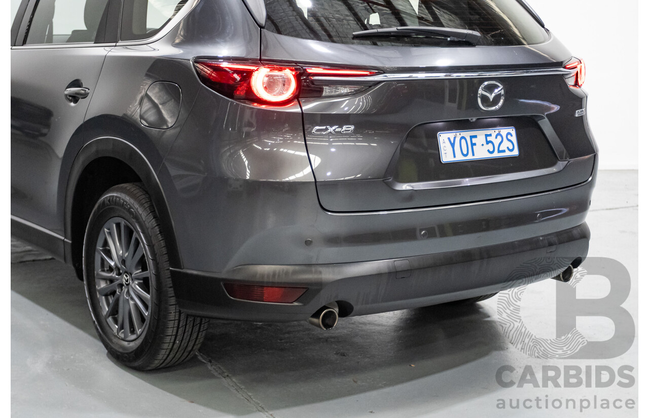 8/2019 Mazda CX-8 Sport FKG B 4d Wagon Machine Grey Metallic Turbo Diesel 2.2L - 7 Seater
