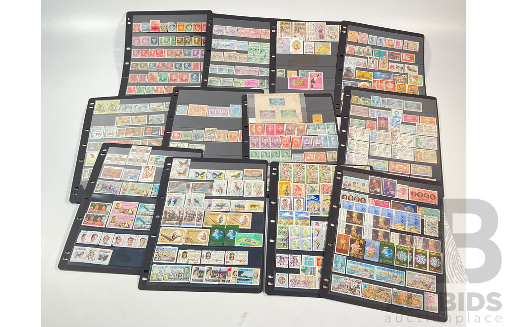 Collection of Stamps Including Norway, Pakistan, Panama, Papua New Guinea, Peru Paraguay, Philippines Spanning 1930's to 1990's