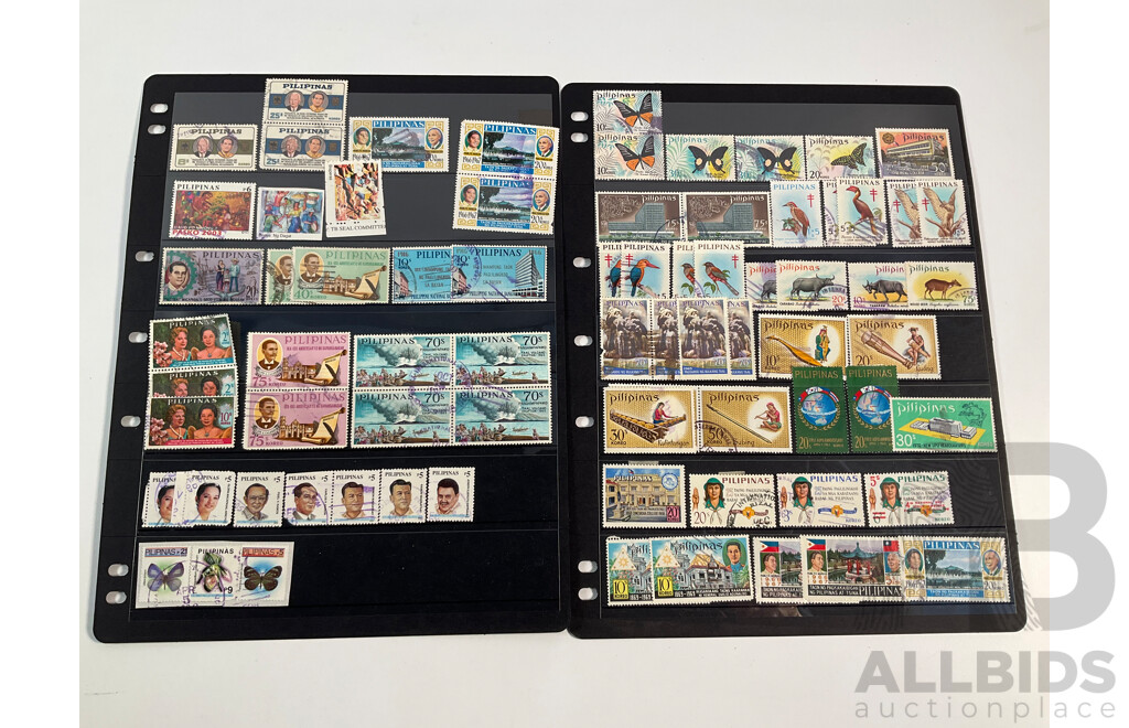 Collection of Stamps Including Norway, Pakistan, Panama, Papua New Guinea, Peru Paraguay, Philippines Spanning 1930's to 1990's