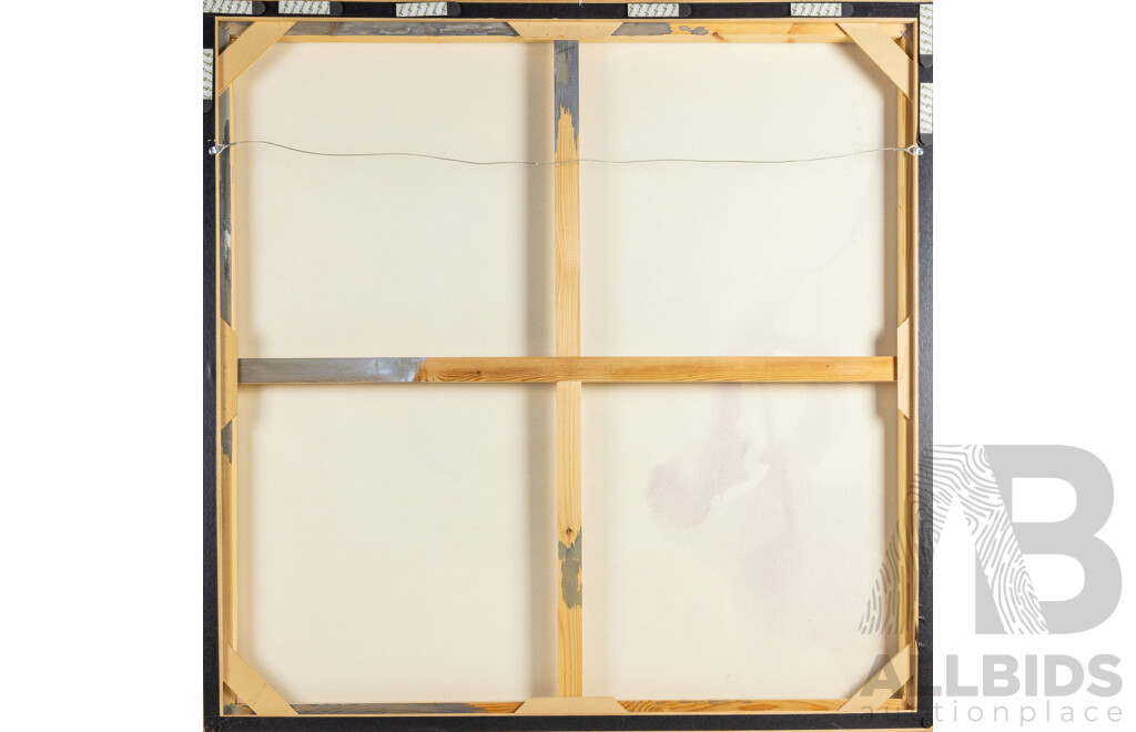 Sam Iurada (20th Century, Australian), Untitled - Inland Rivers, Original Acrylic on Canvas, 110H x 110W cm (frame)