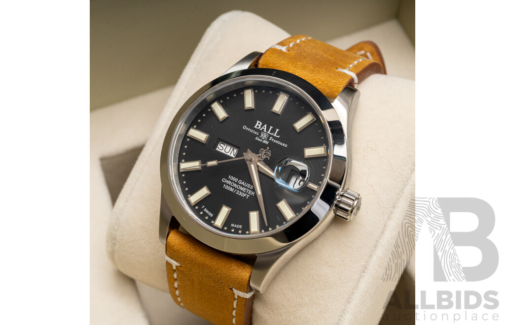 Ball Engineer III Marvelight Chronometer 40mm Automatic Watch, Limited Edition, Model NM9036C-S1C-BK