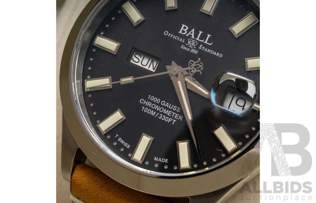 Ball Engineer III Marvelight Chronometer 40mm Automatic Watch, Limited Edition, Model NM9036C-S1C-BK