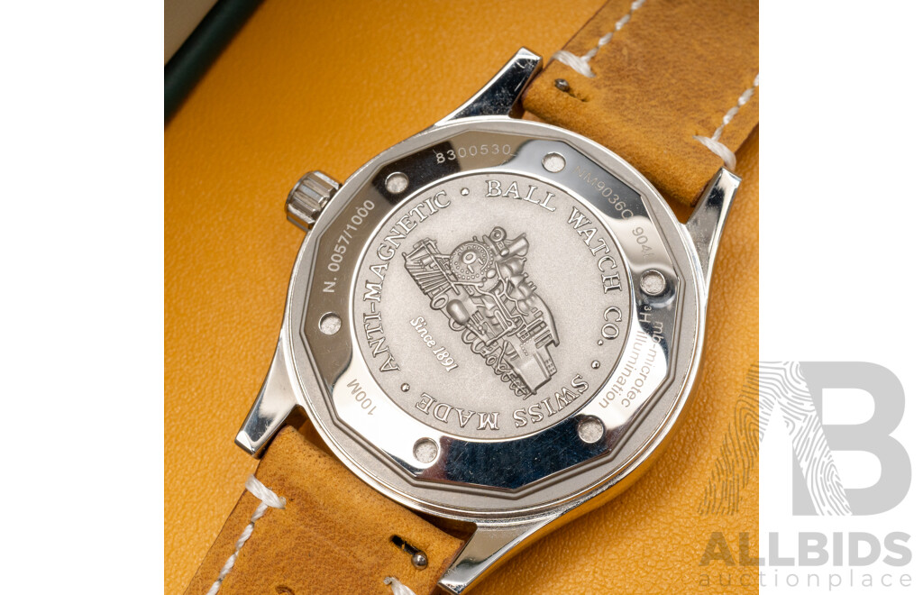 Ball Engineer III Marvelight Chronometer 40mm Automatic Watch, Limited Edition, Model NM9036C-S1C-BK