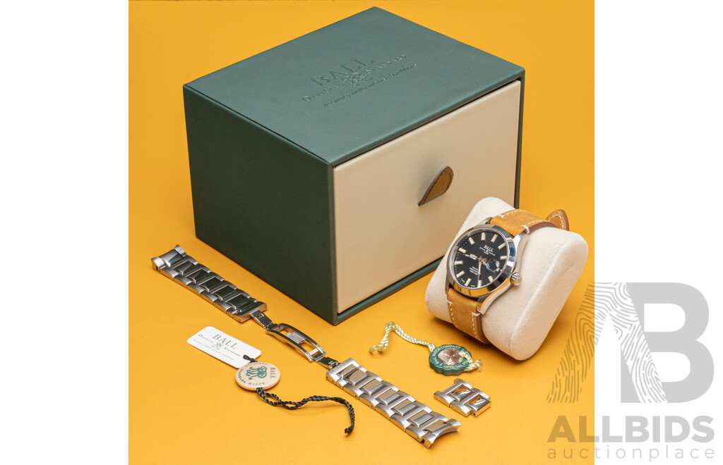 Ball Engineer III Marvelight Chronometer 40mm Automatic Watch, Limited Edition, Model NM9036C-S1C-BK