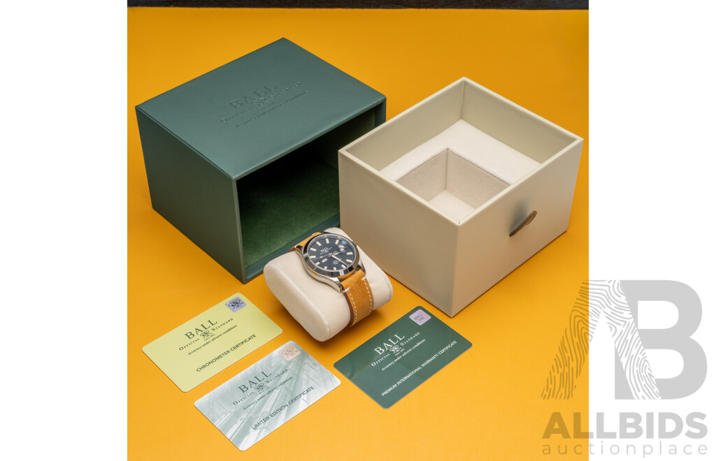 Ball Engineer III Marvelight Chronometer 40mm Automatic Watch, Limited Edition, Model NM9036C-S1C-BK