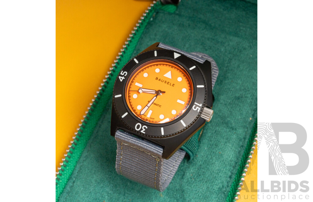 Bausele Infinite Sunset Outback Amber Limited Edition Automatic Watch, No. 92 of 100