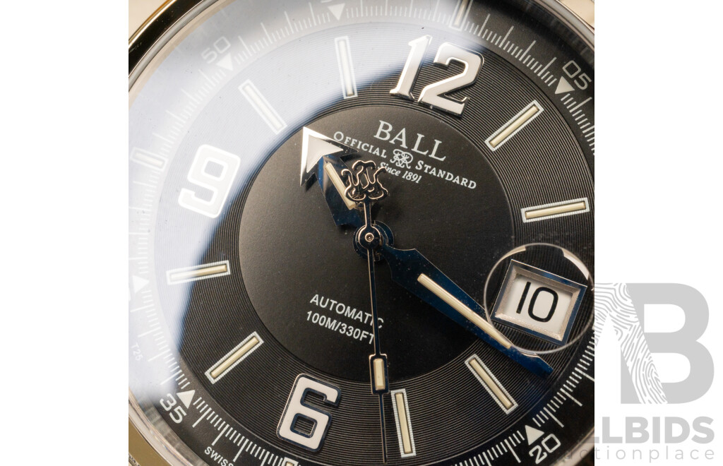 Ball Fireman Racer Automatic 40mm Watch, Model NM2088C-PJ-BKWH