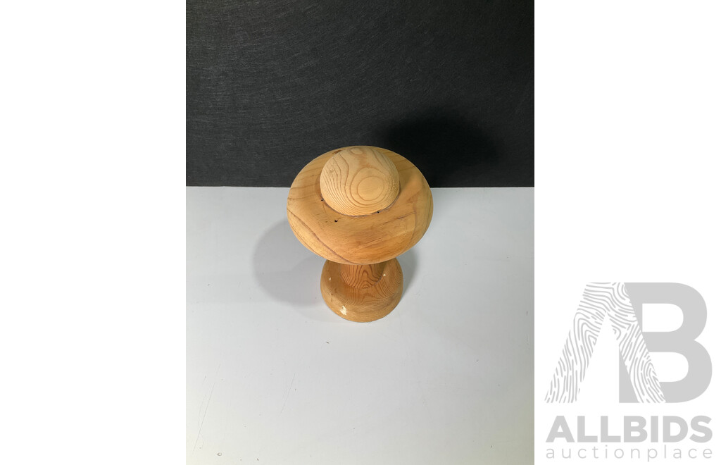 Antique Wooden Hat Display Stand