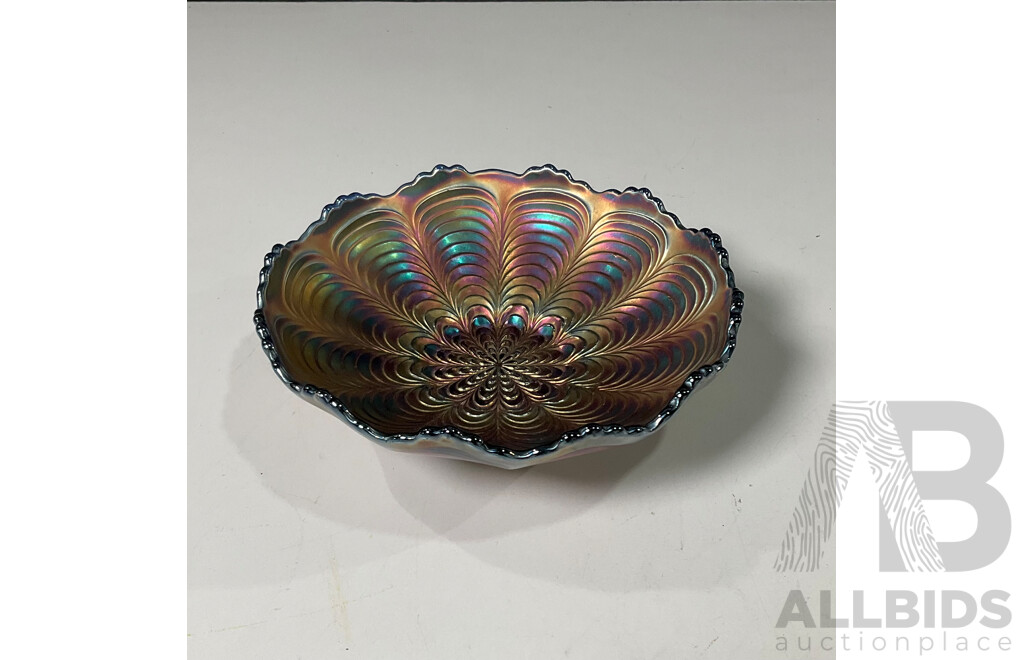 Vintage Fenton Carnival Glass Bowl