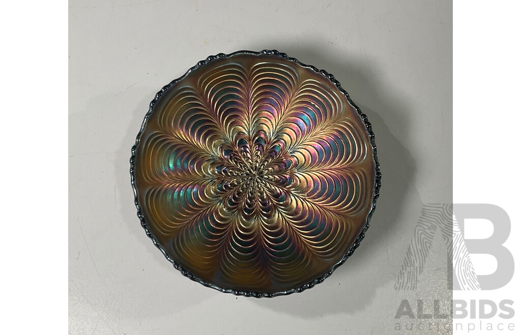 Vintage Fenton Carnival Glass Bowl
