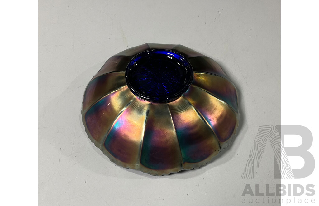 Vintage Fenton Carnival Glass Bowl
