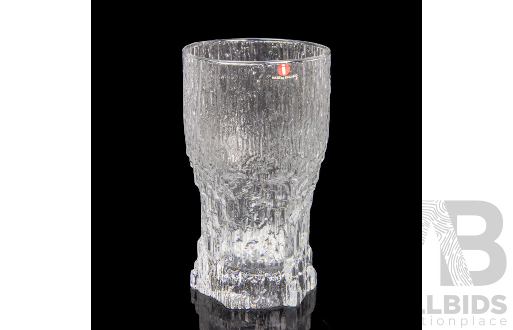 Iittala Aslak Glasses Set Designed by Tapio Wirkkala Made in Finland