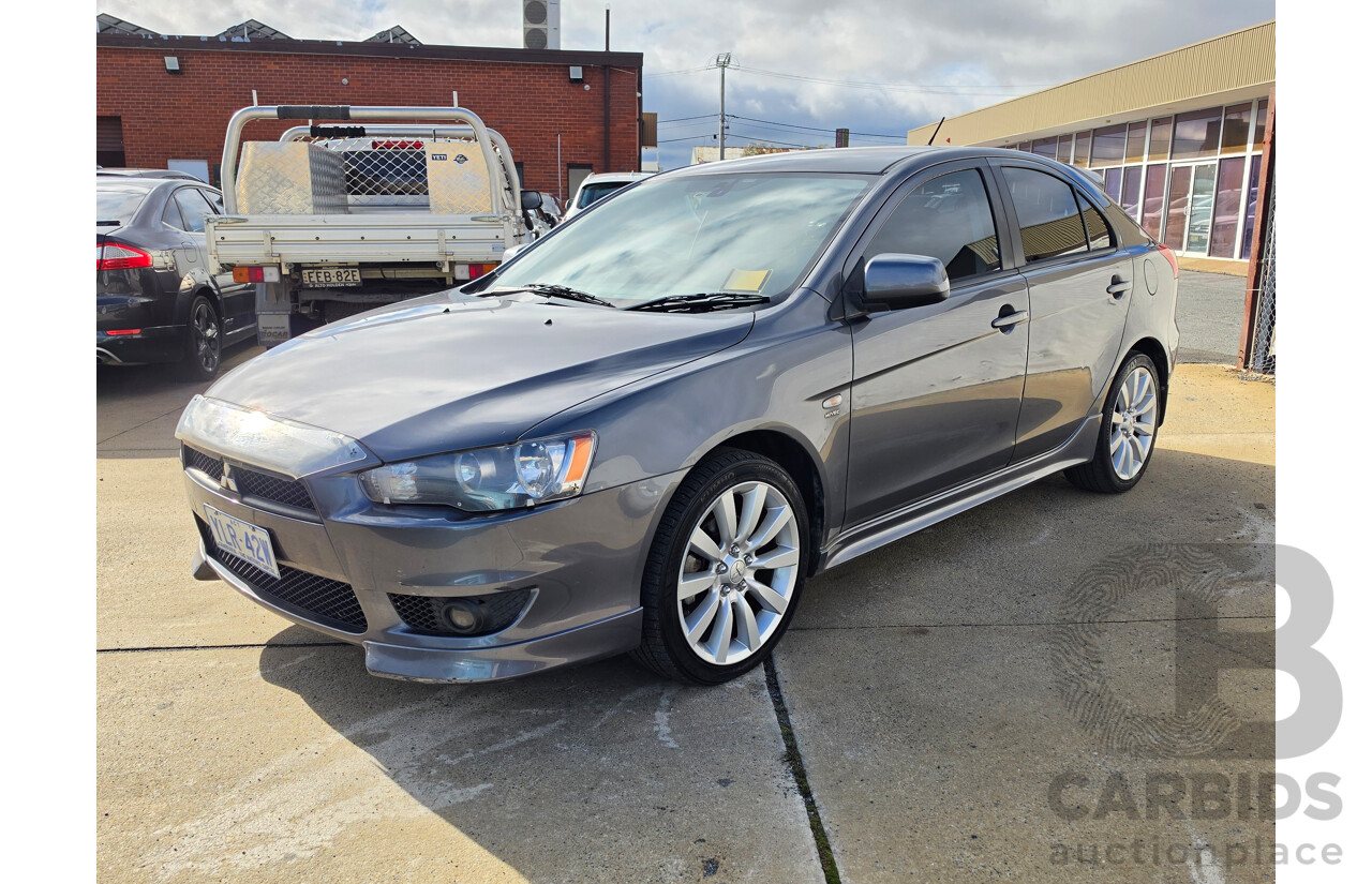 5/2009 Mitsubishi Lancer VR-X Sportback CJ MY09 5d Hatchback Silver 2.4L