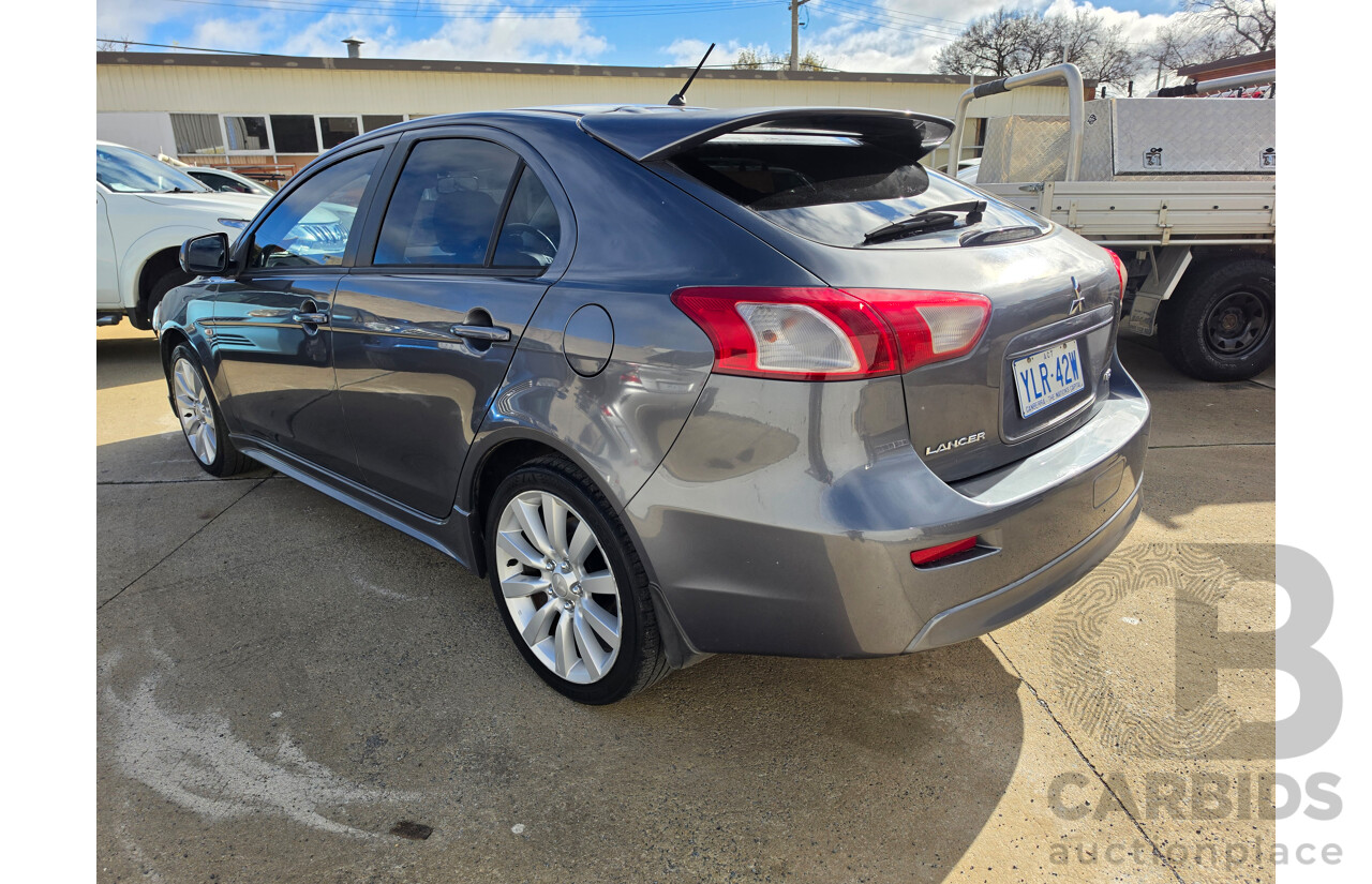 5/2009 Mitsubishi Lancer VR-X Sportback CJ MY09 5d Hatchback Silver 2.4L