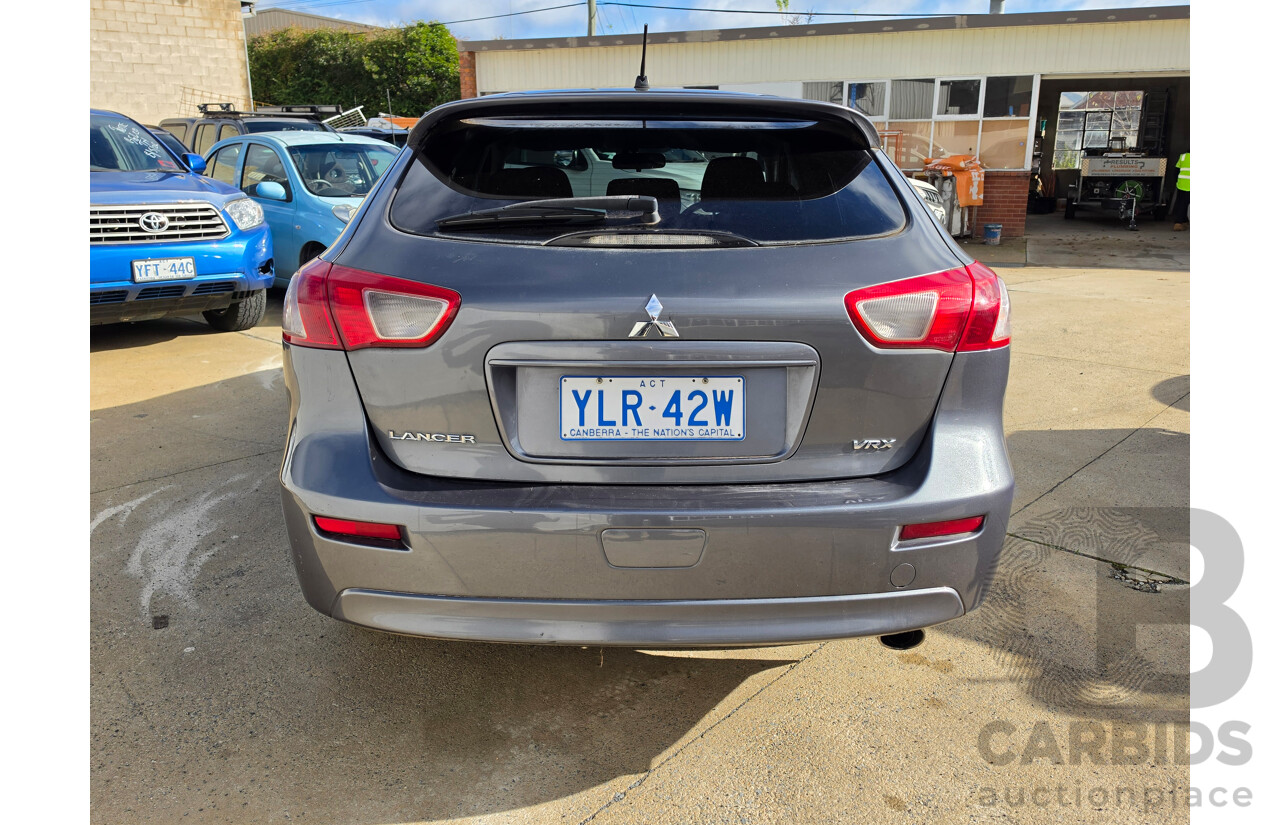 5/2009 Mitsubishi Lancer VR-X Sportback CJ MY09 5d Hatchback Silver 2.4L