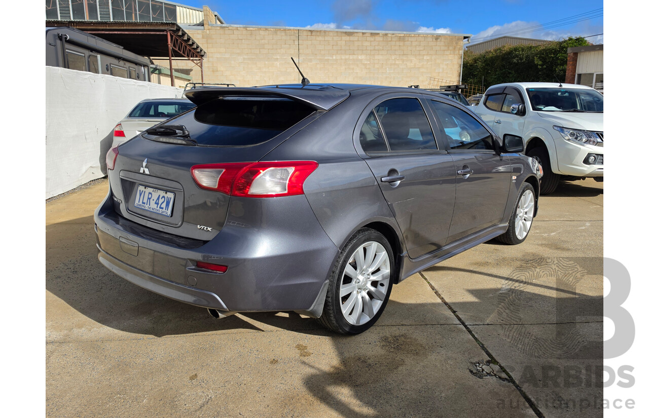 5/2009 Mitsubishi Lancer VR-X Sportback CJ MY09 5d Hatchback Silver 2.4L