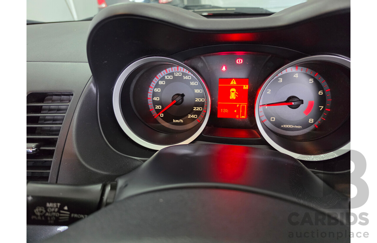 5/2009 Mitsubishi Lancer VR-X Sportback CJ MY09 5d Hatchback Silver 2.4L