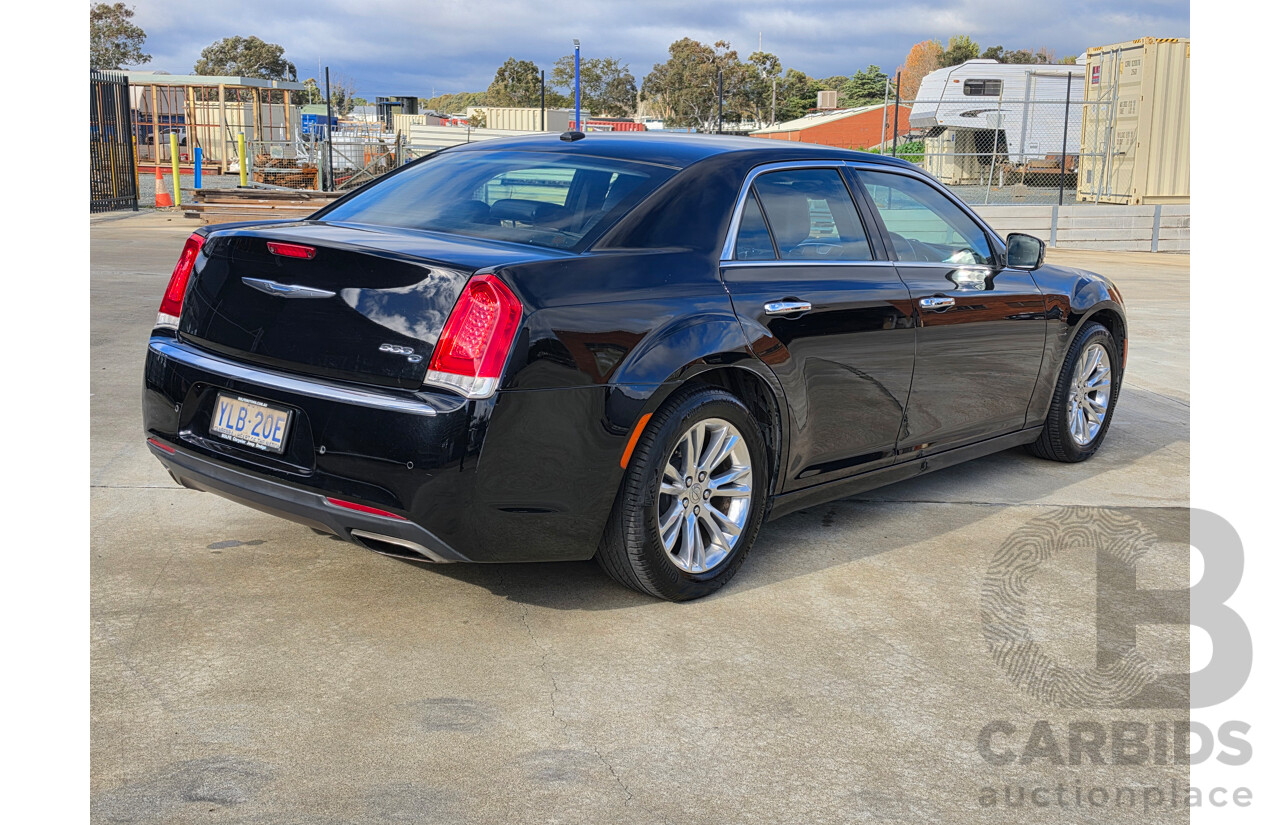 01/2016 Chrysler 300 C MY16 4D Sedan Black 3.6L