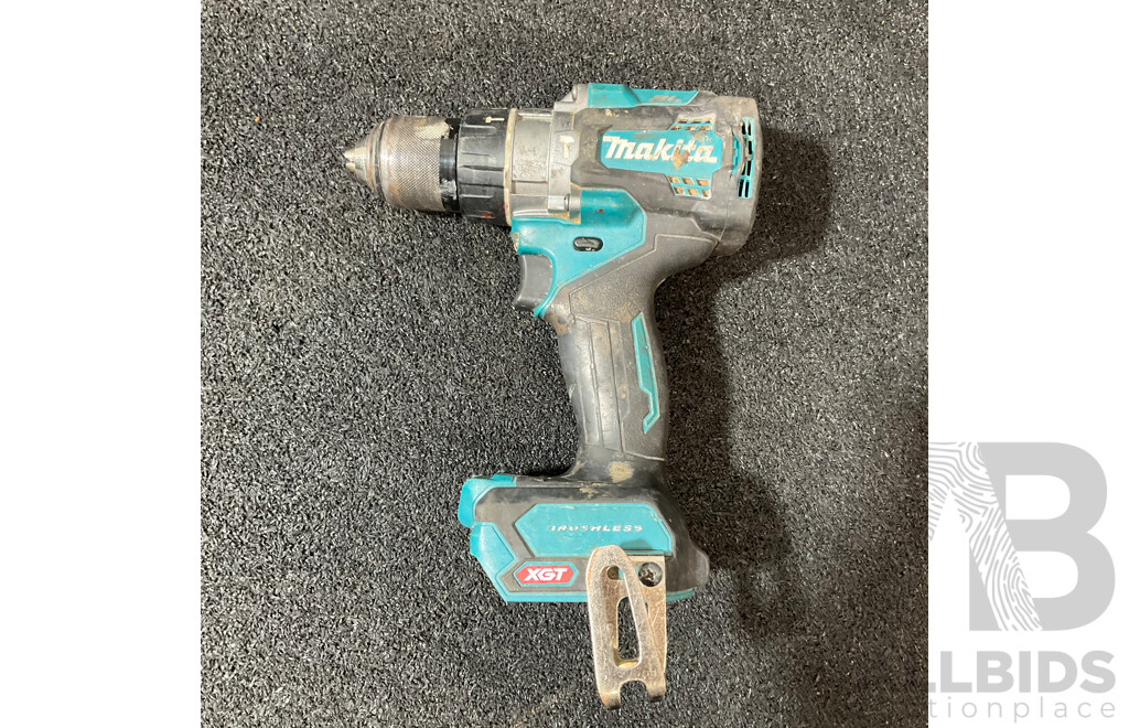 MAKITA 40V Max XGT Brushless Hammer Driver Drill (HP001G) - Skin Only