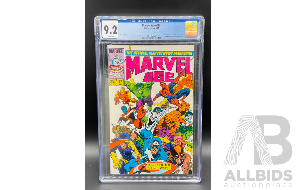 1983 Marvel Age #12 Comics