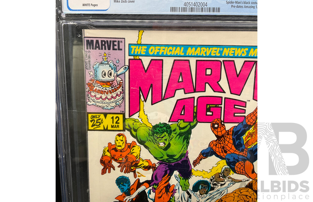 1983 Marvel Age #12 Comics