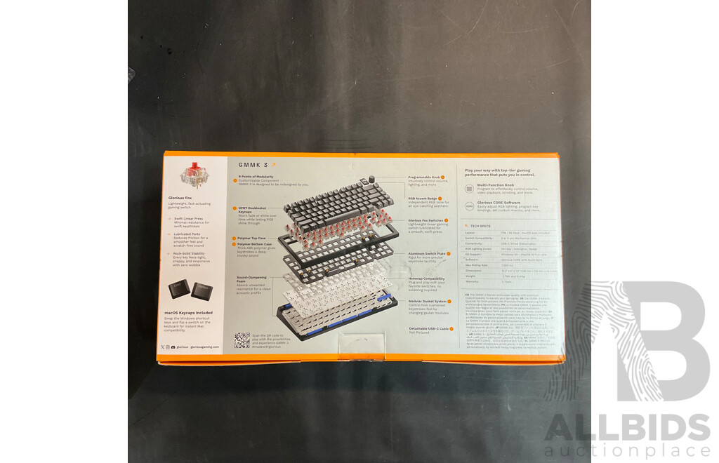 Glorious GMMK3 75% Mechanical Gaming Keyboard