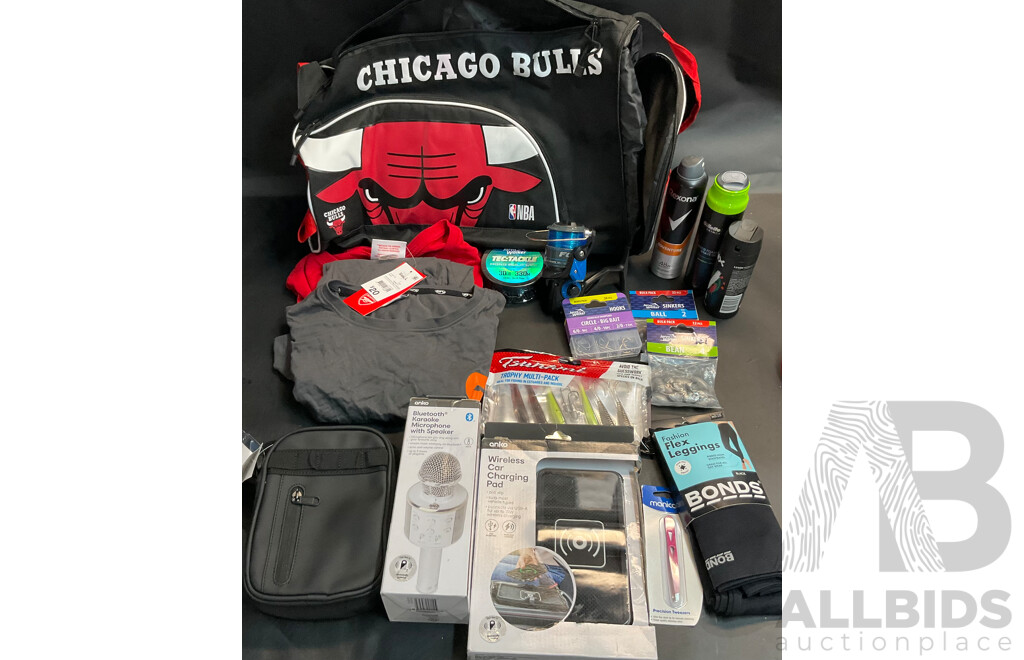 Mixed Lot - Assorted Fishing Gear & Household Items