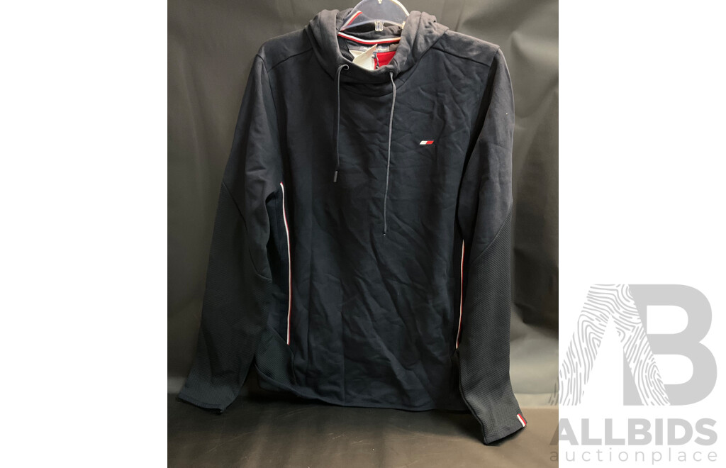 Tommy Hilfiger Mesh Tape Hoodie ( Desert Sky ) - Size XL - ORP $229