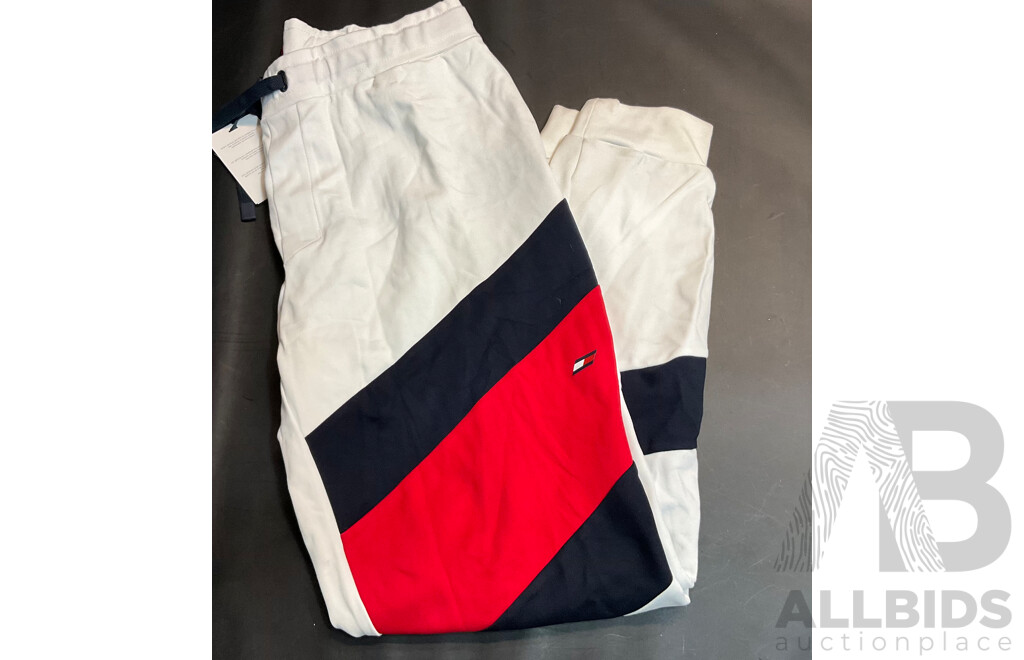 Tommy Hilfiger Colorblocked White Pants - Size XL - ORP $229