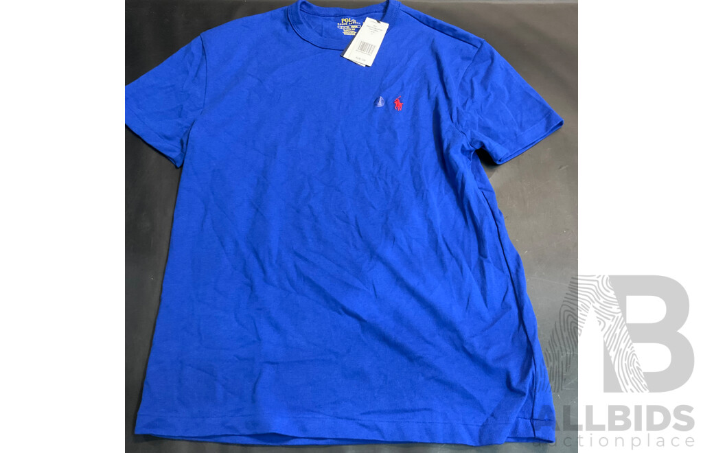 POLO Blue T-Shirt & Black Shorts - Size S - Lot of 2