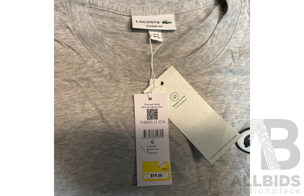 Lacoste T-shirt & Calvin Klein Shorts Size XL - Lot of 3