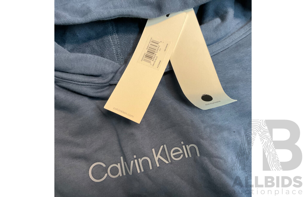 Calvin Klein Blue Hoodie & POLO Ralph Lauren T-Shirt & Shorts - Size L - Lot of 3