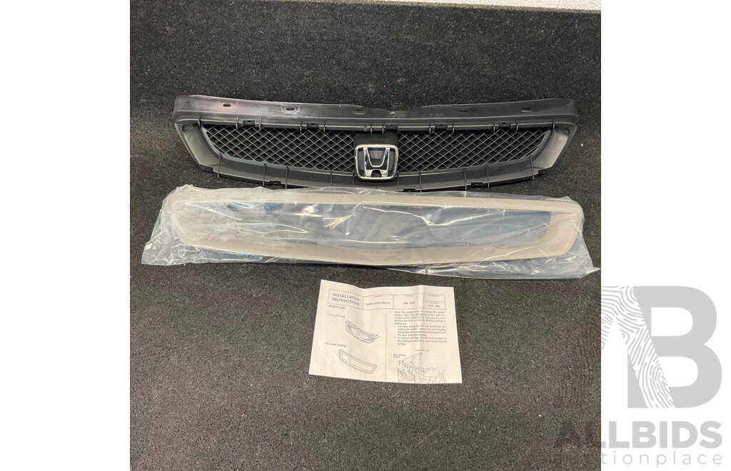 Honda Kit Front Mesh Grille for a 1998 Civic