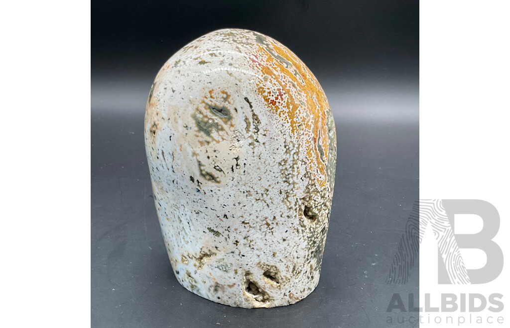 Large Ocean Jasper Agate Eye Quartz Crystal