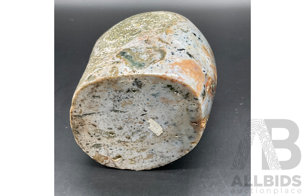 Large Ocean Jasper Agate Eye Quartz Crystal