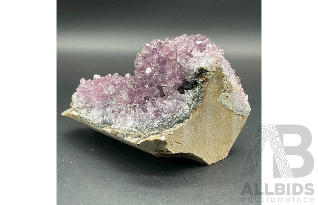 Large Natural Amethyst Crystal Cluster