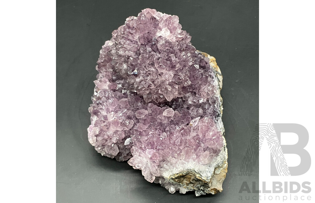 Large Natural Amethyst Crystal Cluster