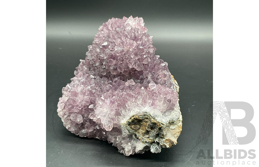 Large Natural Amethyst Crystal Cluster