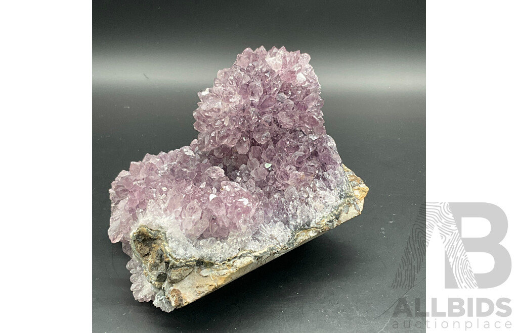 Large Natural Amethyst Crystal Cluster