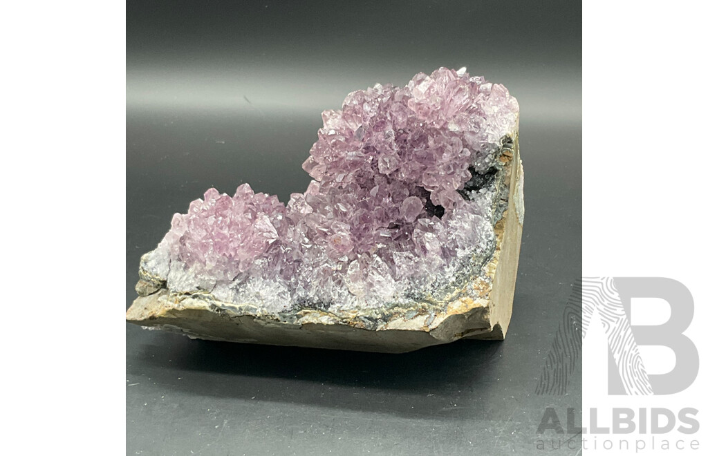 Large Natural Amethyst Crystal Cluster